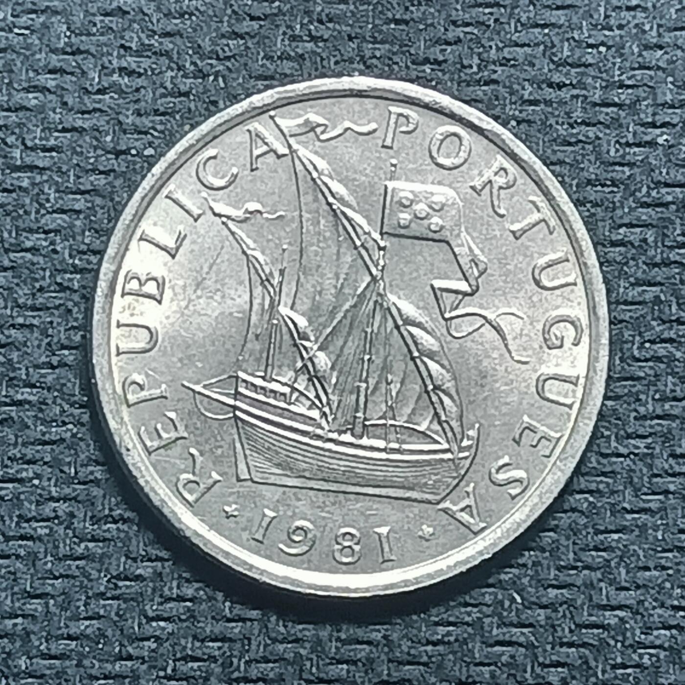 逸泉钱币2026B世界钱币纪念币纸币第八组B831-1230 1081葡萄牙5埃斯库多