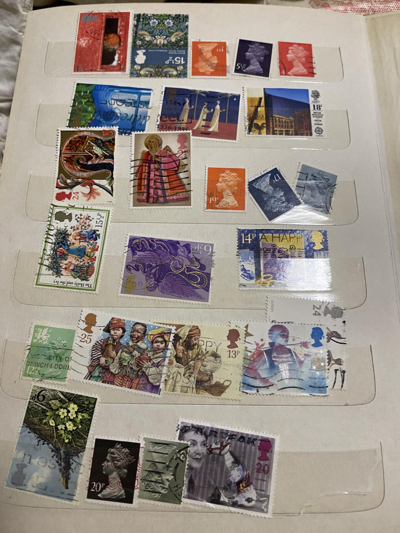 自己90年代收藏的国内欧州邮票两本一起出（可交换朝鲜苏联勋章奖章）