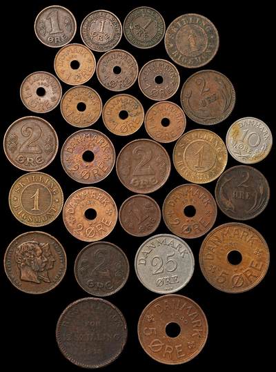 修遠堂世界钱币第103期 - 丹麦旧钱币，第二组