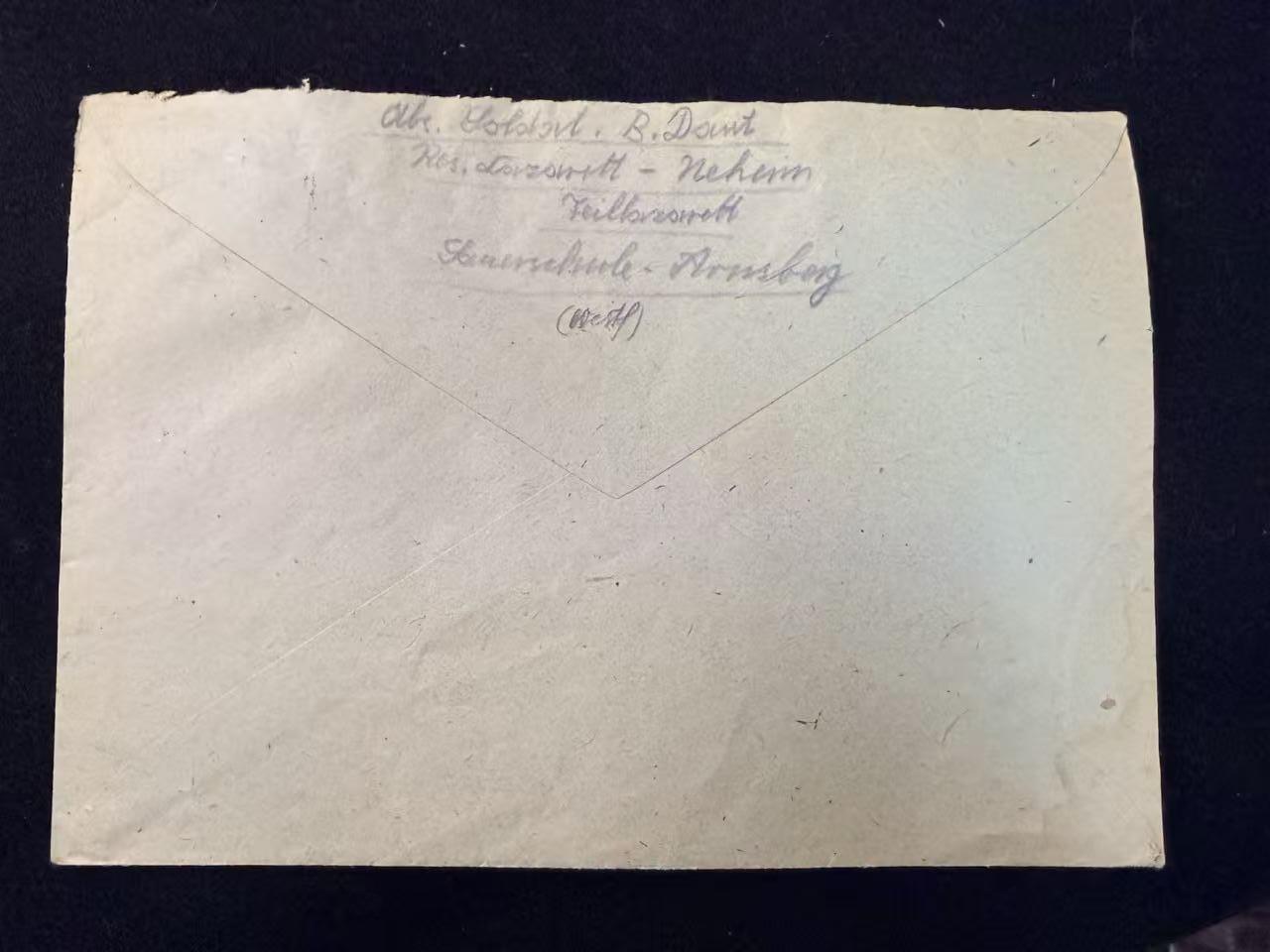 （店主清仓 大量自藏 制服徽章盛宴）罗岚⭐爱藏⭐甄选专拍第五场-分享拍场赚佣（实体经营） 德意志第三帝国战时军事公务信封--由内海姆摩托车厂寄出 详细看简介