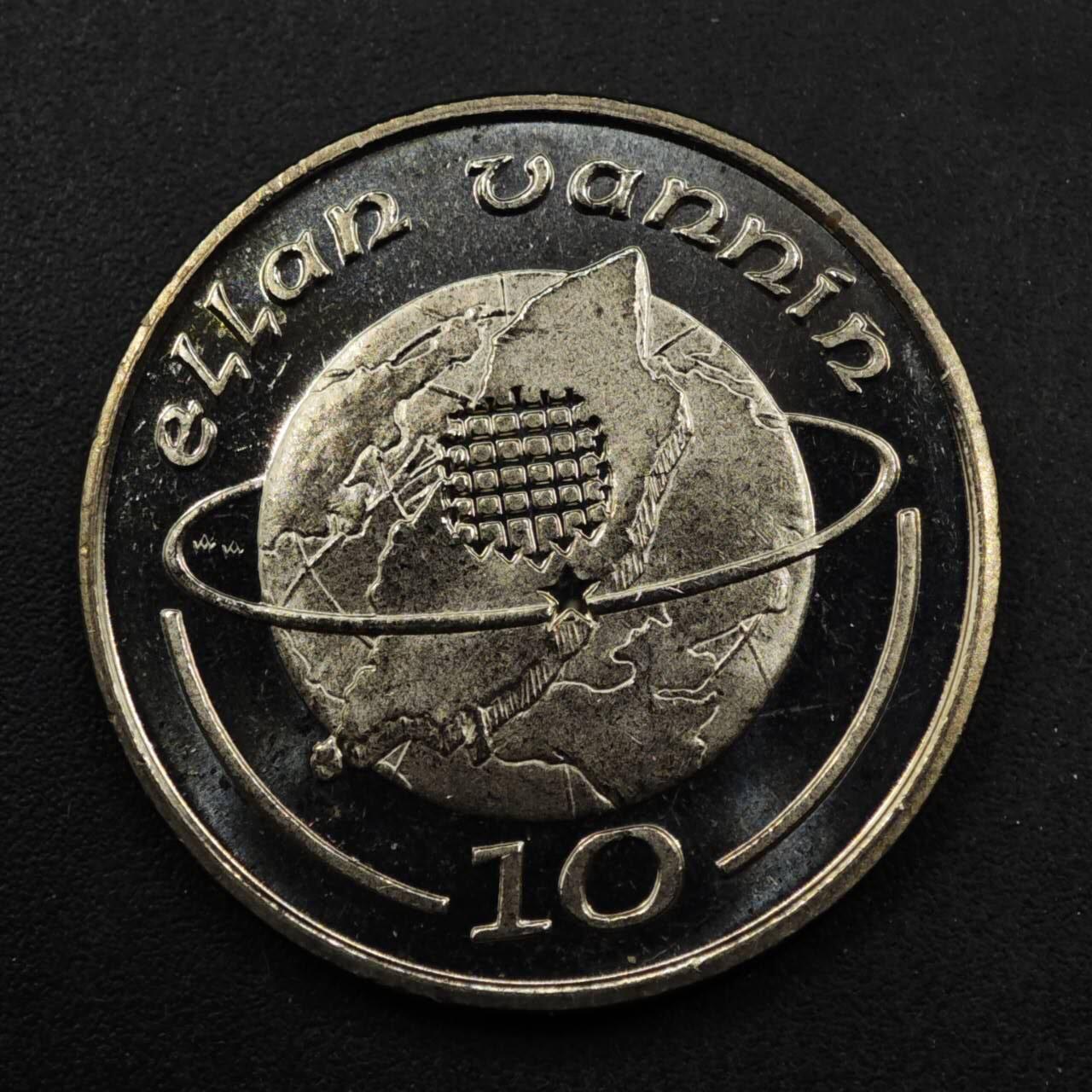 【淘币小摊】限时拍第八百五十八拍  散币场  满百包邮可预留两周  周一统一发货  马恩岛1988年地球10便士镍币