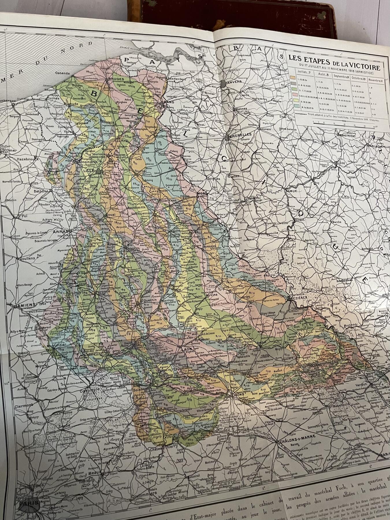 三本1922和1926年出版法国一战纪念画册图片书一本500第一次世界大战（可交换朝鲜章）