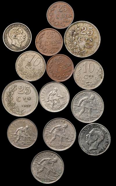 修遠堂世界钱币第103期 - 卢森堡旧钱币 第一组
