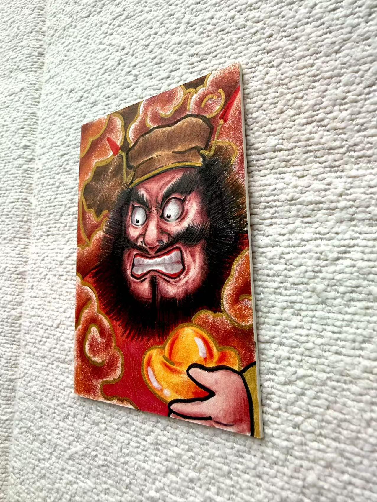 天玑星卡拍第167期《2.2周一截拍》持续收拍收评中 满赠卡需备注 【手绘卡】居子 钟馗 手绘卡