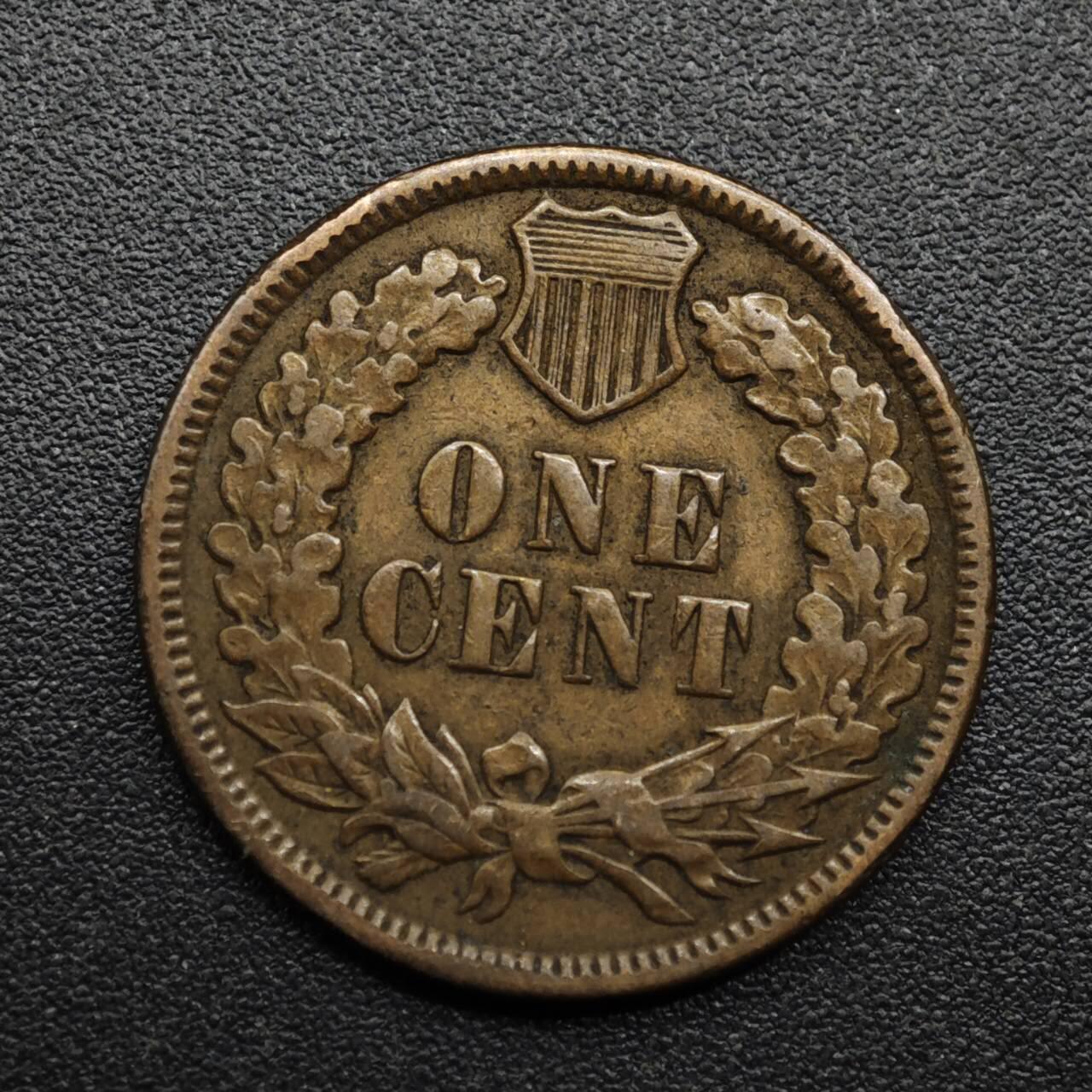 【淘币小摊】限时拍第八百六十拍  老铜币场  满百包邮可预留两周  周一统一发货  美国1890年印第安一分铜币