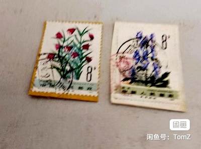 $宁静致远$ 2026年2月中国邮票拍卖 - T72(6-2、3)盖剪片旧二枚，均全戳