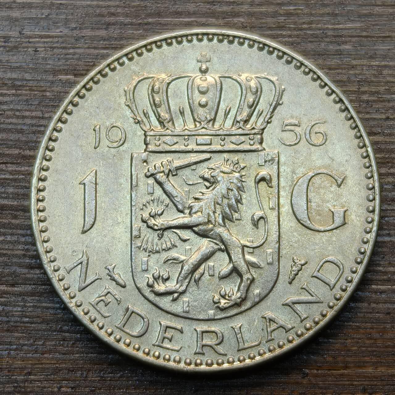 【春节前最后一拍，下一场3.3号】★第139加场★银币专场 不寄存，200包邮。不满200元，支付5元运费。《接受代拍 代送NGC评级》 70【无寄存】荷兰 1克朗 1956年 银币