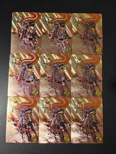 NO.23 好又多金牌大场，年前倒数第2期！每周一站式配齐，方便凑单！（周6晚8点截拍，卖家送拍0抽成！） - 道义水浒 热门人物镇三山黄信 九宫一套 共9张流沙粗闪卡