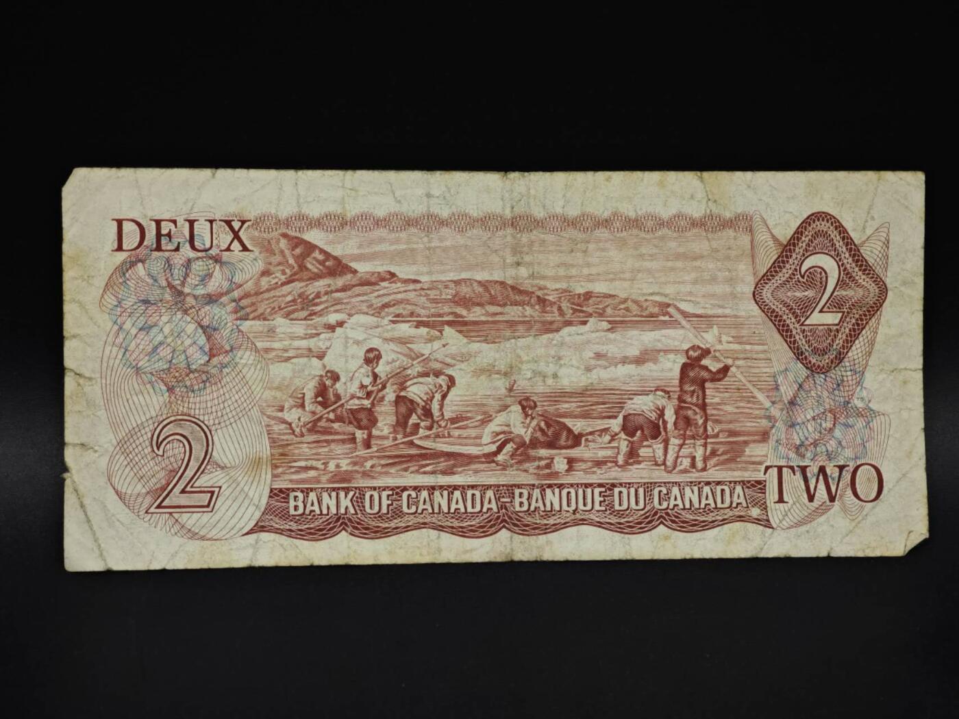 【淘币小摊】实时拍第八百五十九拍   无佣金福利纸币场   满百包邮可预留二周 每周一统一发货   加拿大2元纸币【有折】