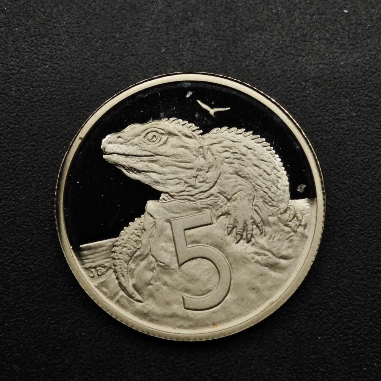 【淘币小摊】限时拍第八百五十八拍  散币场  满百包邮可预留两周  周一统一发货  新西兰1981年5分精制镍币