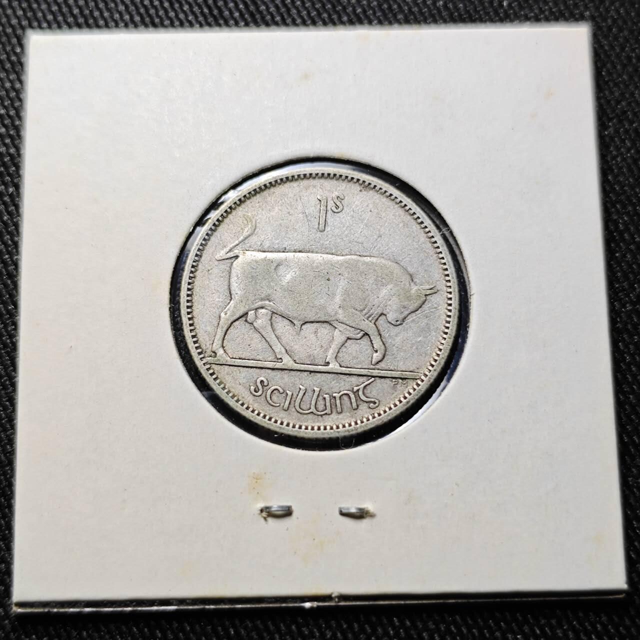 KK钱币收藏小铺  第398期 百期特拍（四拍之二） 2月预留时间 周末发货  1931爱尔兰1先令银币