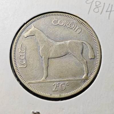 KK钱币收藏小铺  第398期 百期特拍（四拍之二） 2月预留时间 周末发货 -  1928爱尔兰2.5先令银币