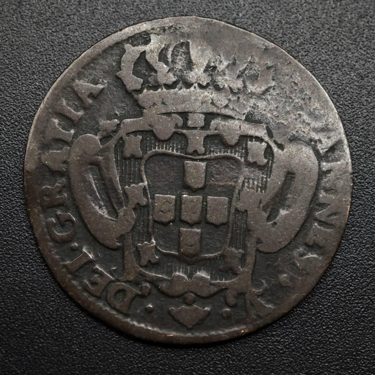 【淘币小摊】限时拍第八百六十拍  老铜币场  满百包邮可预留两周  周一统一发货  葡萄牙1728年5瑞斯铜币