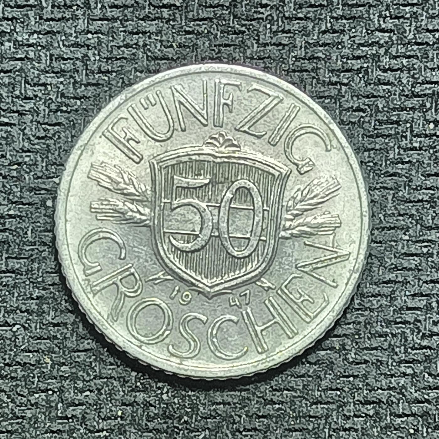 逸泉钱币2026B世界钱币纪念币纸币第八组B831-1230 1053奥地利50格罗申