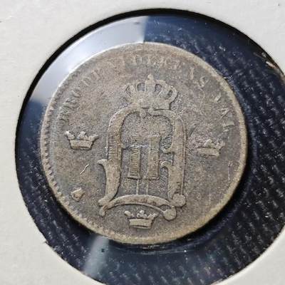 KK钱币收藏小铺  第398期 百期特拍（四拍之二） 2月预留时间 周末发货 -  1890瑞典10欧尔银币