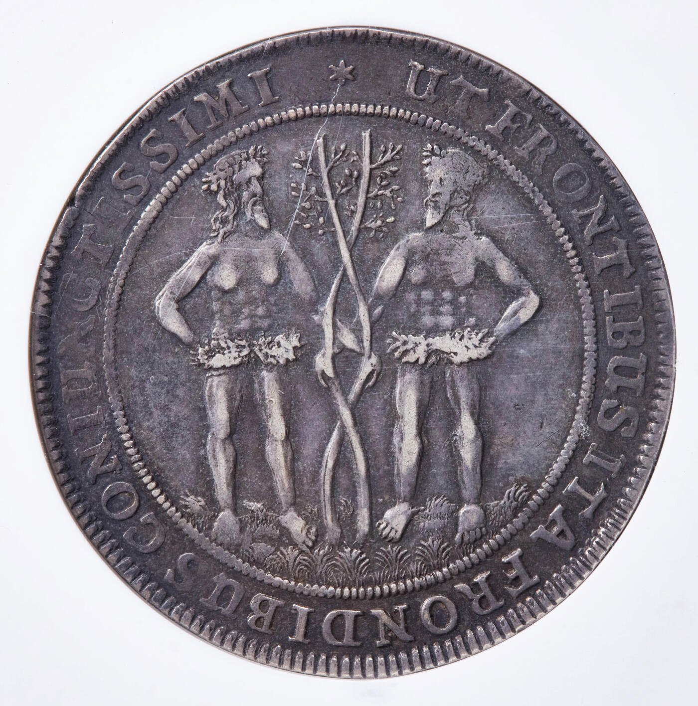 【俄甄集藏】马年新春第一拍 2026年(048)02-25星期三 晚 19:30 全场包邮 神圣罗马帝国-德国不伦瑞克-沃尔芬比特尔1691年野人1泰勒大银币，NGC VF30，酱彩包浆，原味状态