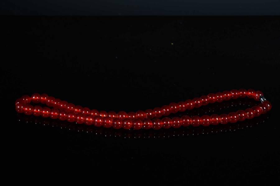 上海都达杂项专场十八（全场包邮） 天然红玛瑙项链