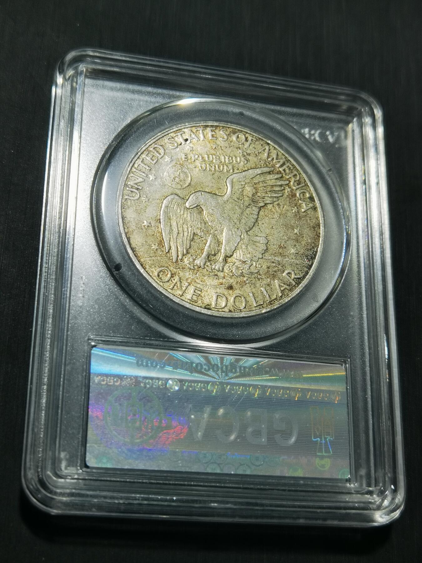 天下钱庄专场欢迎参拍 美国艾森豪威尔一美元银币