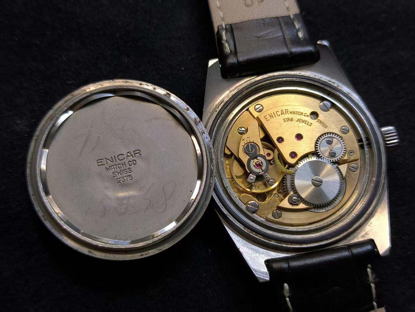 （店主清仓 大量自藏 制服徽章盛宴）罗岚⭐爱藏⭐甄选专拍第五场-分享拍场赚佣（实体经营） 瑞士英格纳腕表—红宝石轴承 搭载Cal. 2375系列自动上链机械机芯（广泛用于军用、航空领域） 拥有当时中高端腕表所具备的双向自动上链系统和防磁设计   已洗油保养功能完好走时准
