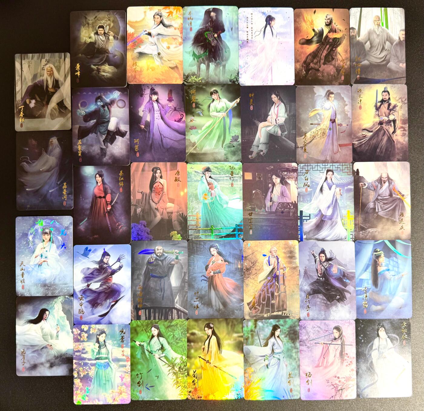 NO.23 好又多金牌大场，年前倒数第2期！每周一站式配齐，方便凑单！（周6晚8点截拍，卖家送拍0抽成！） 纵横江湖 天龙八部 武侠系列 彩闪33张 送王语嫣诗词卡1张