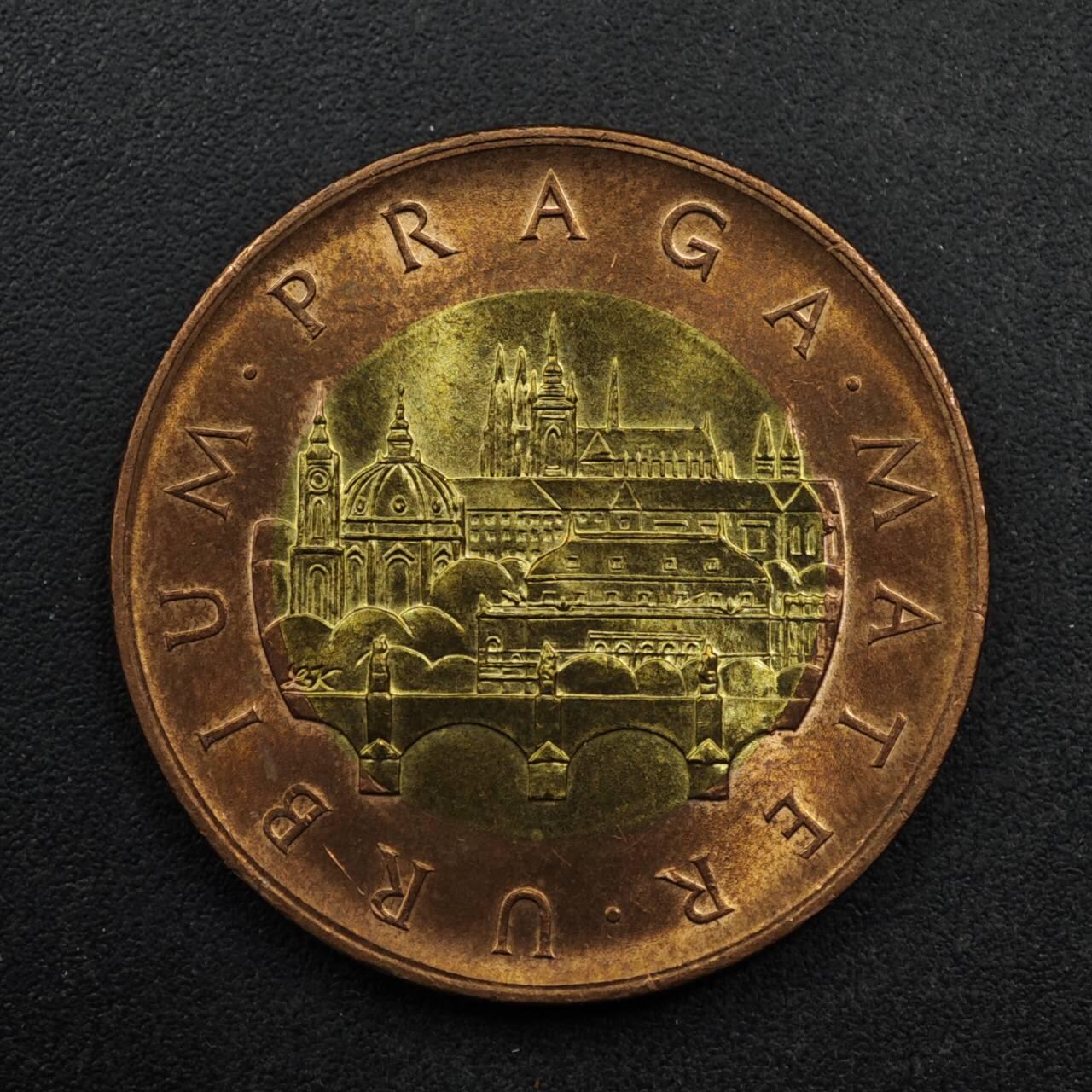 【淘币小摊】限时拍第八百五十八拍  散币场  满百包邮可预留两周  周一统一发货  捷克2009年50克朗双色币