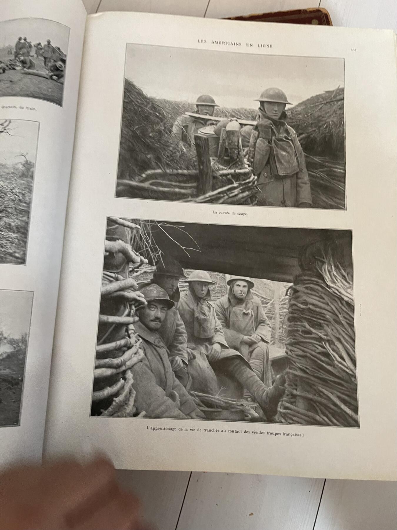 三本1922和1926年出版法国一战纪念画册图片书一本500第一次世界大战（可交换朝鲜章）