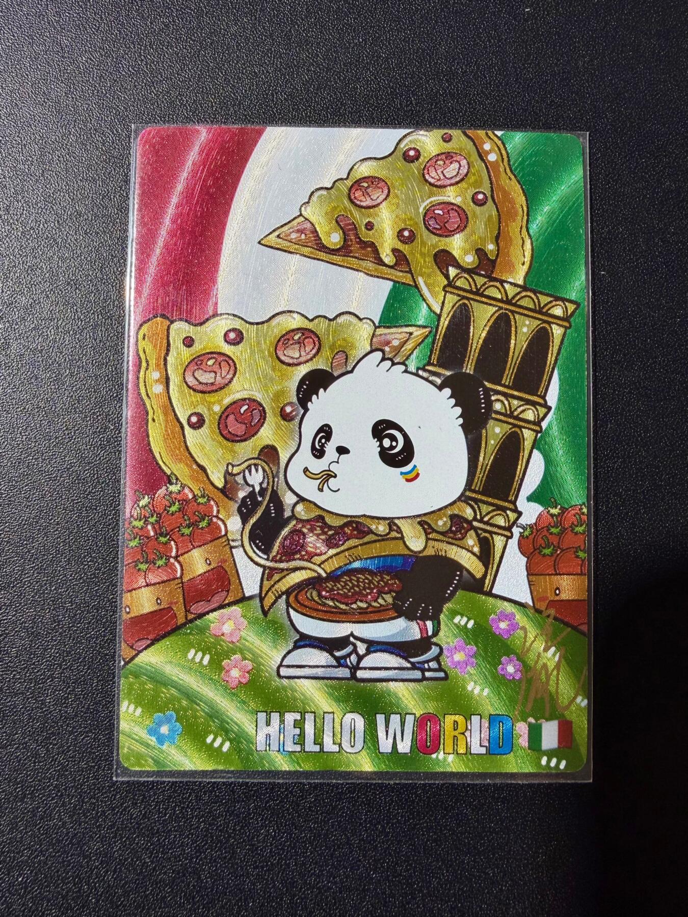 NO.23 好又多金牌大场，年前倒数第2期！每周一站式配齐，方便凑单！（周6晚8点截拍，卖家送拍0抽成！） 【亲签卡】可可瑞听 彩虹熊猫游世界 汪胤 汪胤亲签 意大利 粗闪