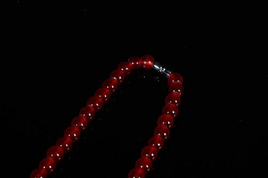 上海都达杂项专场十八（全场包邮） 天然红玛瑙项链