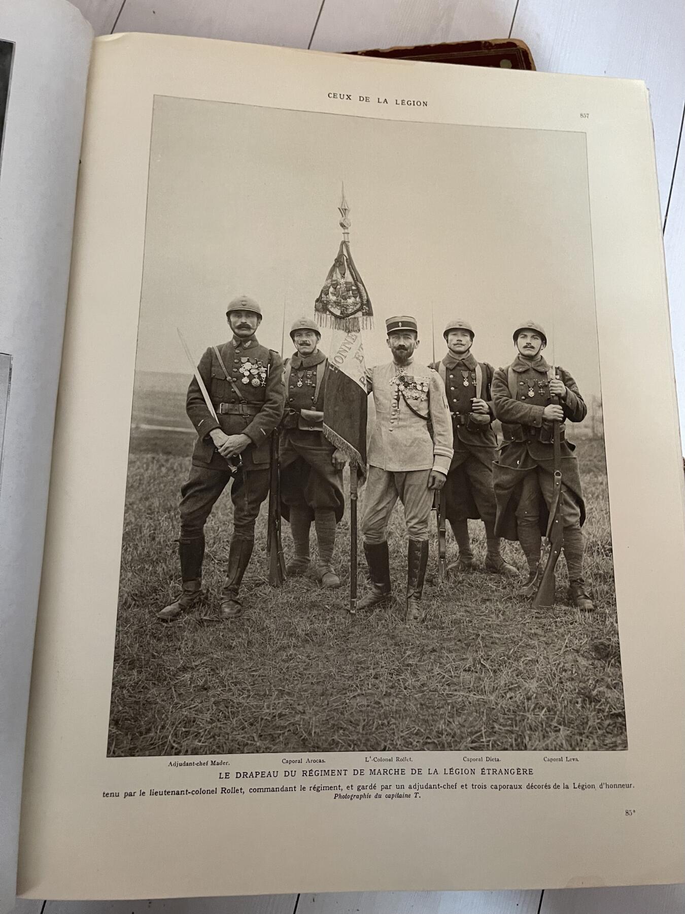 三本1922和1926年出版法国一战纪念画册图片书一本500第一次世界大战（可交换朝鲜章）