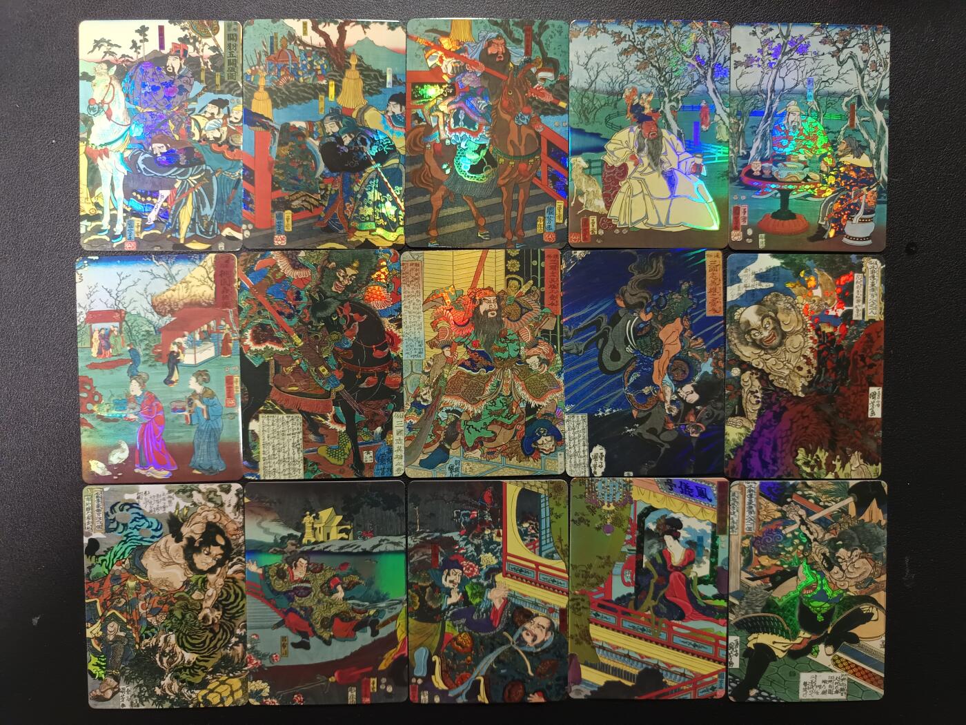 天玑星卡拍第167期《2.2周一截拍》持续收拍收评中 满赠卡需备注 浮世绘艺术300年 江户狂歌 NO.0498 彩闪 15张