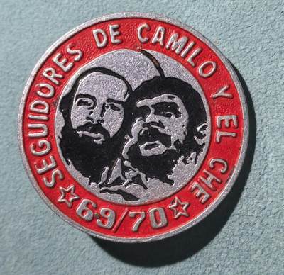 盛世勋华——号角文化勋章邮票专场拍卖第303期 - 古巴“追随卡米洛和切的步伐”纪念证章 卡米洛·西恩富戈斯和卡斯特罗、格瓦拉并称古巴革命三巨头 东德制造