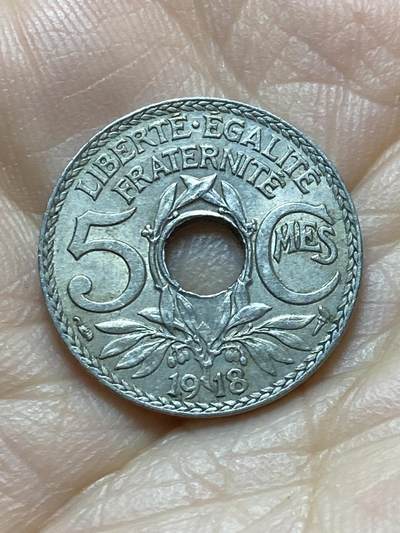 2026年第十七场(总第一百八十六场）外国好品散币场(免佣金) - 法兰西第三共和国1918年5生丁(第三版，大尺寸版)