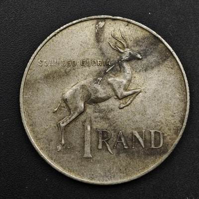【淘币小摊】实时拍第八百六十一拍   银币套币场   满百包邮可预留二周 每周一统一发货   - 南非1967年1兰德银币