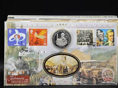 【淘币小摊】限时拍第八百六十二拍  克朗币邮币封场  满百包邮可预留两周  周一统一发货  - 马恩岛1998年火车125周年克朗纪念币邮币封