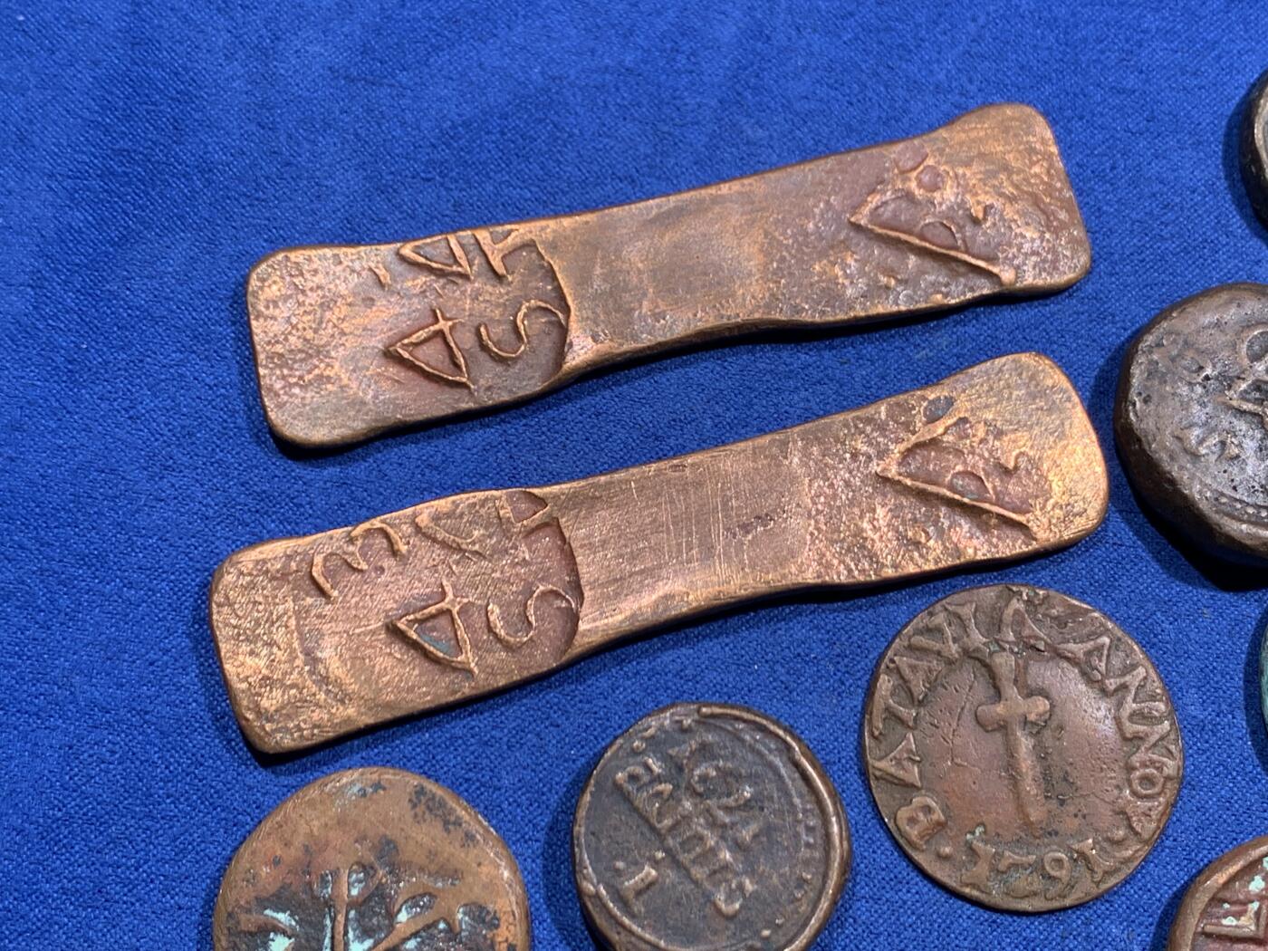 《竞宝斋》第463-465场 周日，周一，周二，3场连拍 （全场包邮）欢迎送拍 14枚一组 荷属锡兰样式铜币 各面值 去斯里兰卡旅游时带回 应为后铸 细节见图