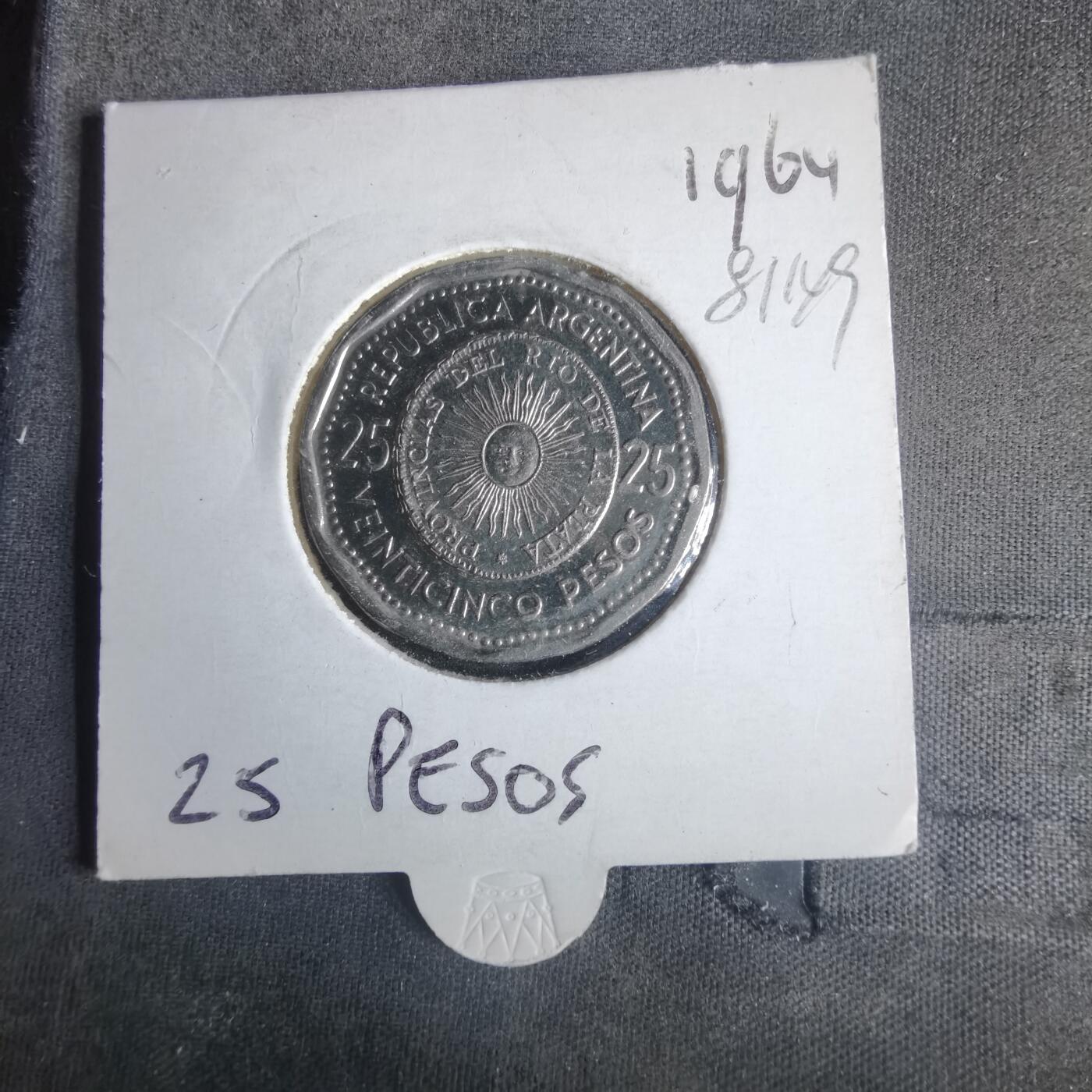 沼泽如烟--第981场 阿根廷1964年25比索