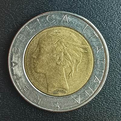 逸泉钱币2026第十二组世界钱币专场春节千件大拍A1614～2574 - 1731 意大利500里拉双色币