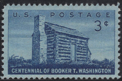 洪涛臻品批发群 精选邮票限时拍卖第1244期  - 1956美国黑人政治家教育家 布克·华盛顿(1856.4.5—1915.11.14)诞辰百年-建筑1全新 雕刻版原胶全品
