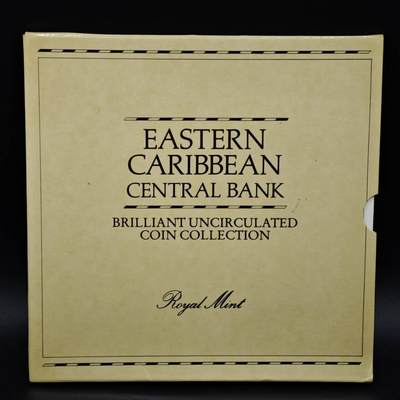 【淘币小摊】实时拍第八百六十一拍   银币套币场   满百包邮可预留二周 每周一统一发货   - 东加勒比1986年套币