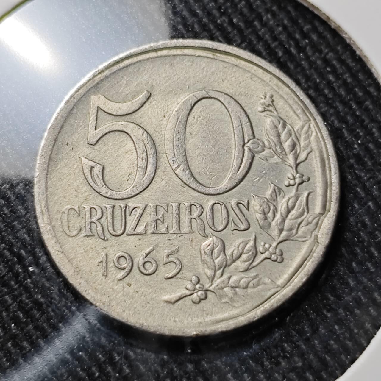 KK钱币收藏小铺  第391期  2月预留时间 周末发货  1965巴西50分