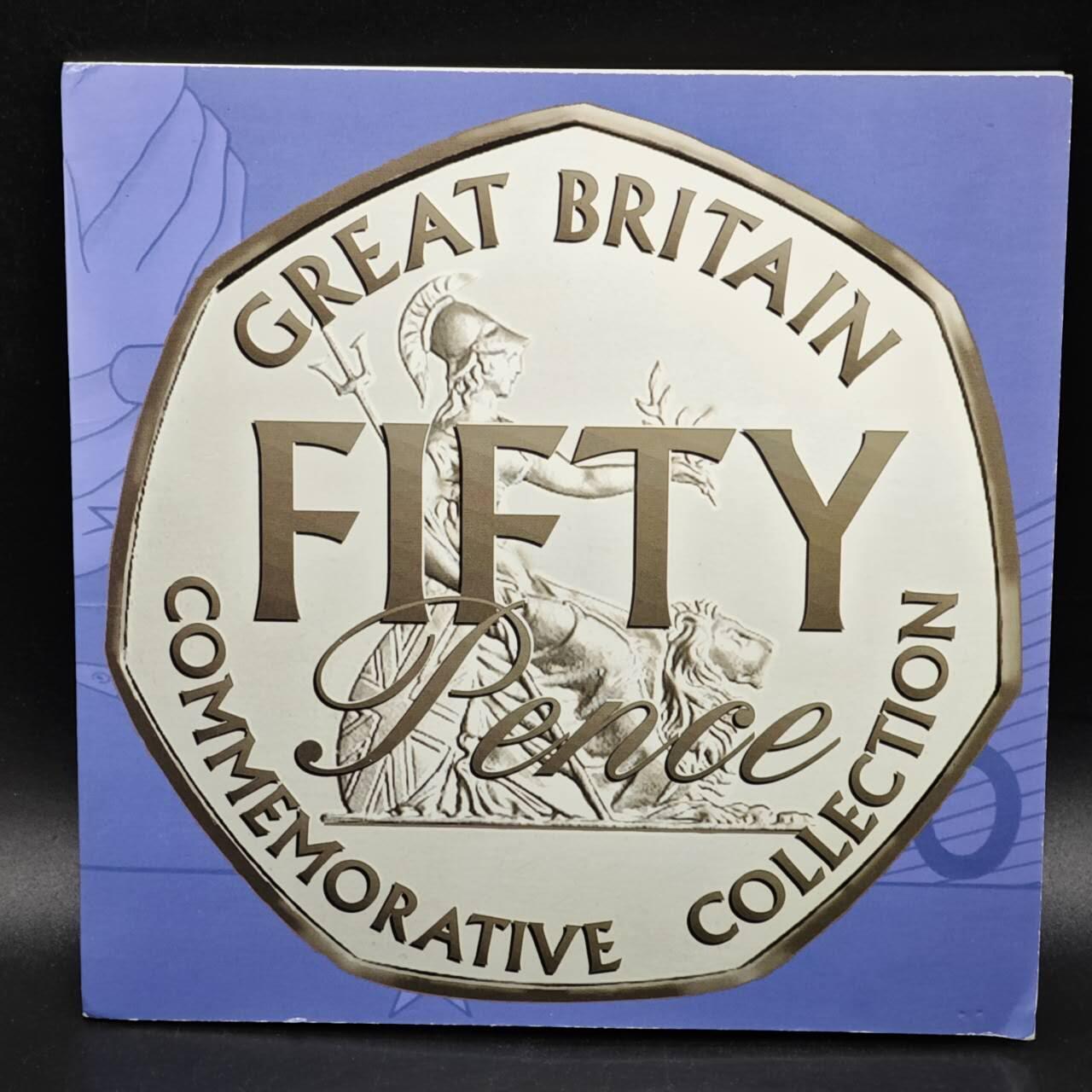 【淘币小摊】实时拍第八百六十一拍   银币套币场   满百包邮可预留二周 每周一统一发货   英国50便士纪念套币