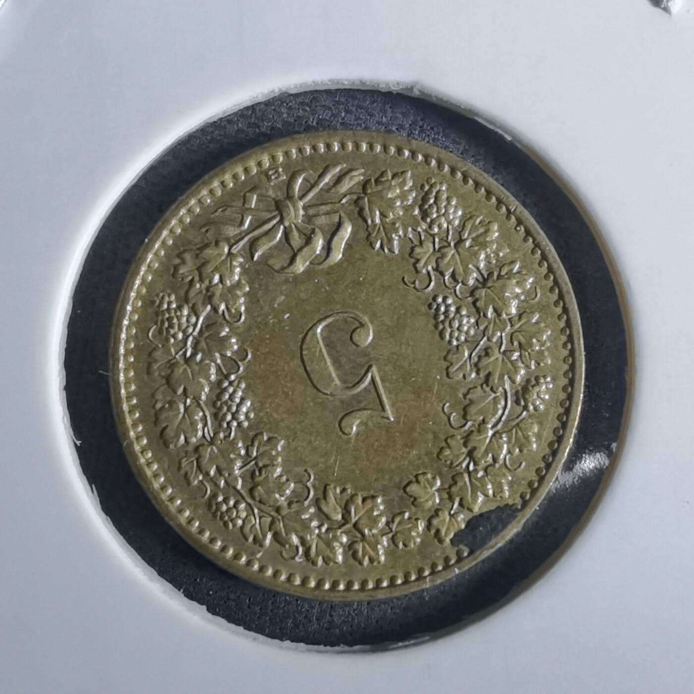 沼泽如烟--第982场 瑞士1989年五分