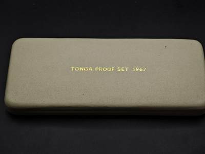 【淘币小摊】实时拍第八百六十一拍   银币套币场   满百包邮可预留二周 每周一统一发货   - 汤加1967年精制套币