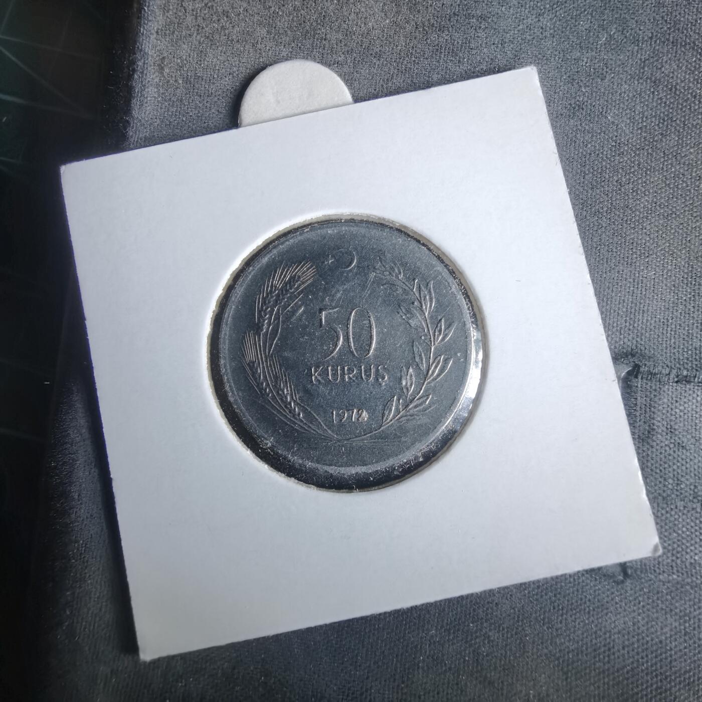 沼泽如烟--第981场 土耳其1972年50库鲁