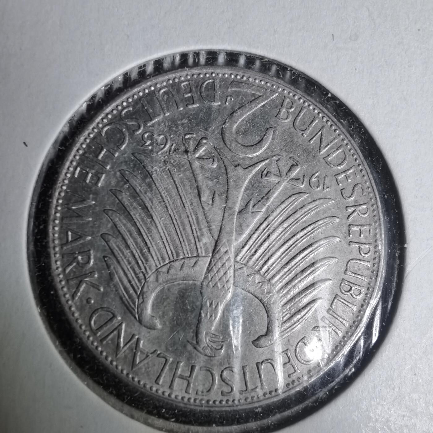 沼泽如烟--第981场 德国1963年2马克