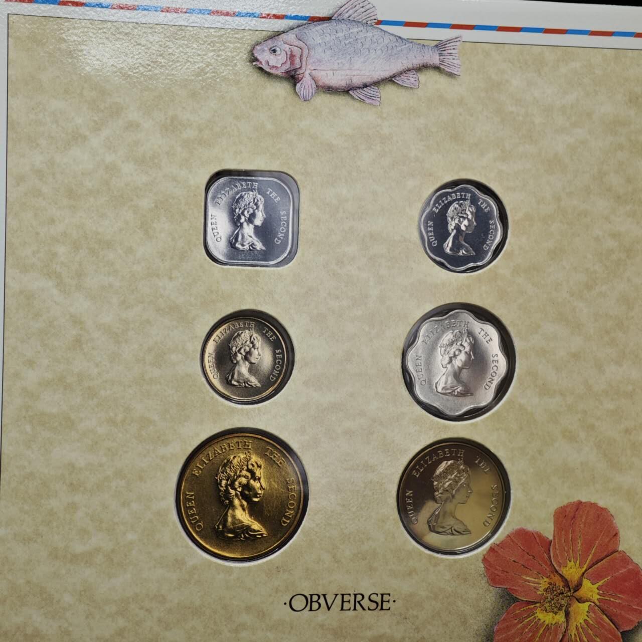 【淘币小摊】实时拍第八百六十一拍   银币套币场   满百包邮可预留二周 每周一统一发货   东加勒比1986年套币