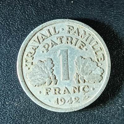 逸泉钱币2026第十二组世界钱币专场春节千件大拍A1614～2574 - 1809法国1法郎