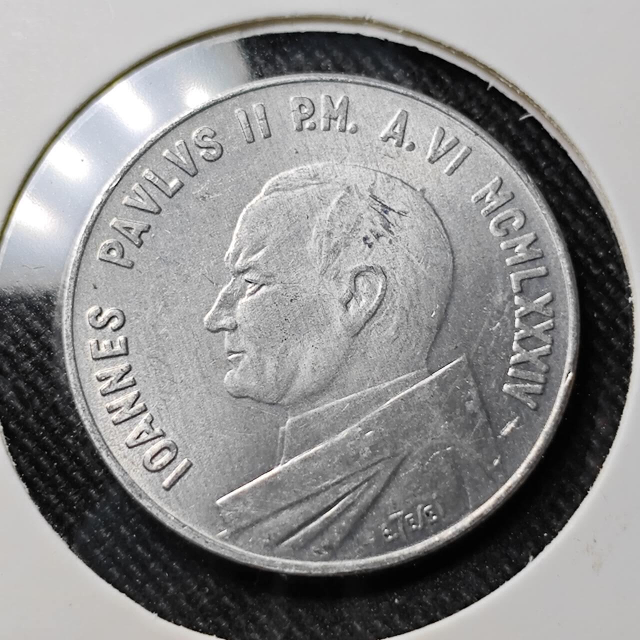 KK钱币收藏小铺  第391期  2月预留时间 周末发货  梵蒂冈10里拉 少见主题