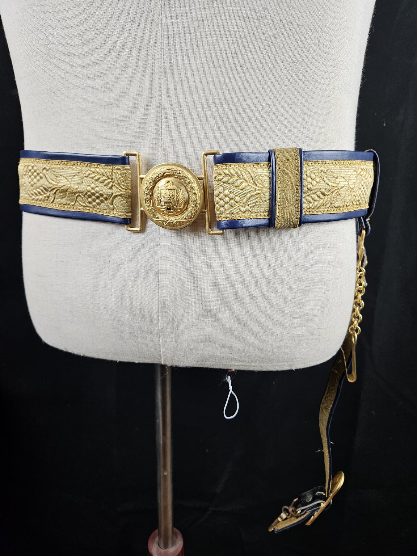 0元起拍勋章 第331期 咸鱼国勋章拍卖专场 2月4日（周三）下午6：00开始 稀少 委内瑞拉将官礼服腰带 长度可调节
