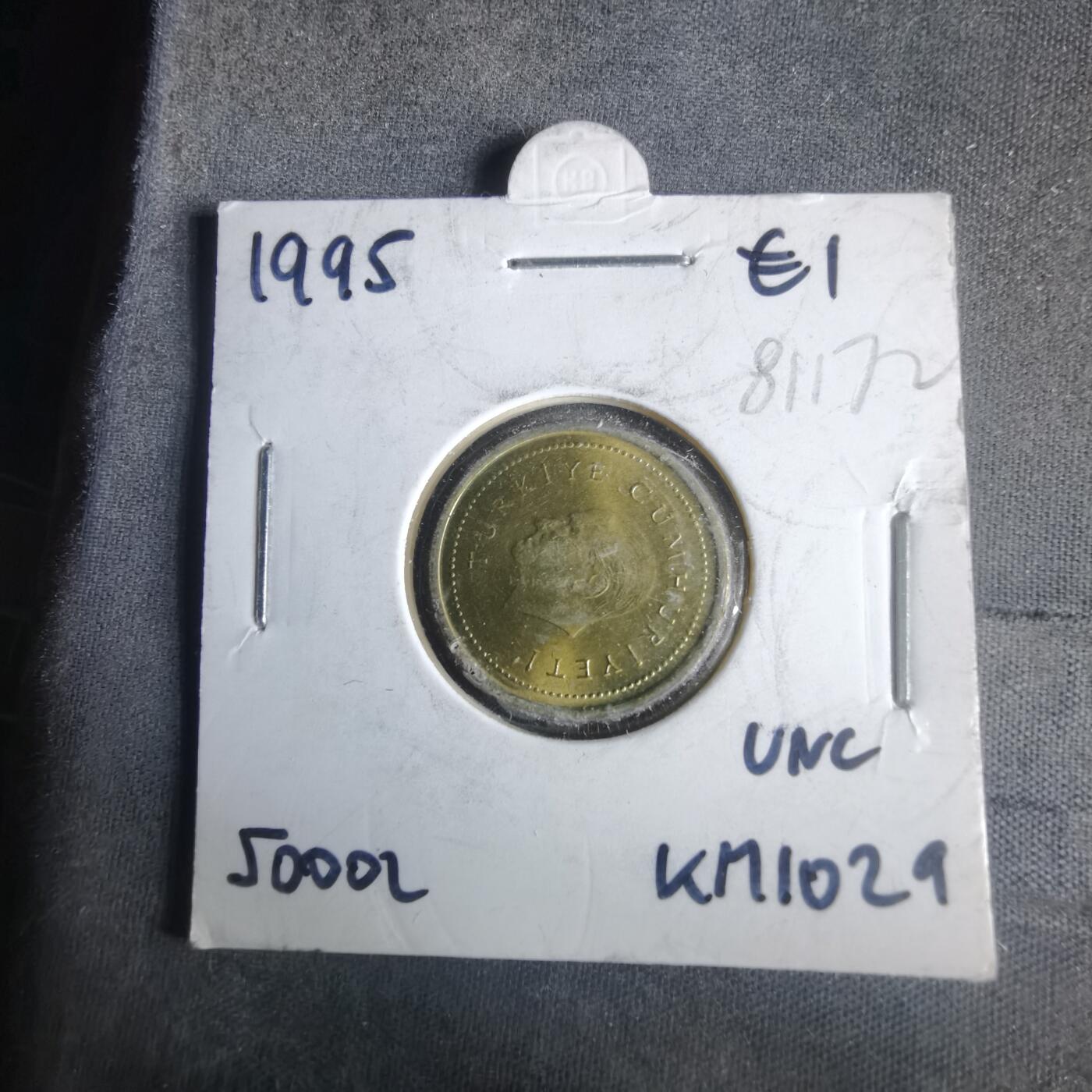 沼泽如烟--第981场 土耳其1995年5000里拉